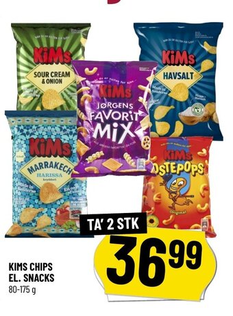 Løvbjerg Kims Chips El. Snacks tilbud