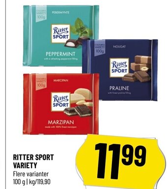 Løvbjerg Ritter Sport Variety tilbud
