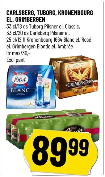 Løvbjerg Carlsberg, Tuborg, Kronenbourg El. Grimbergen tilbud