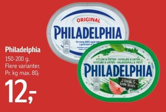 Føtex Philadelphia flødeost hvidløg & urter tilbud