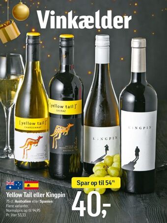 Føtex Ukendt australsk hvidvin tilbud