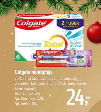 Føtex Colgate tandpasta tilbud