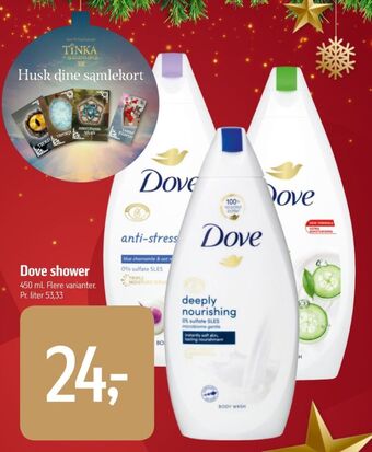 Føtex Dove bodyshampoo tilbud