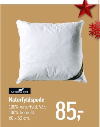 Føtex Nordisk fjer hovedpude tilbud