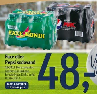 Føtex Faxe kondi sportssodavand tilbud