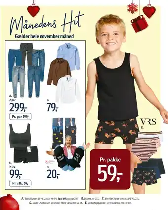 Føtex Vrs kids undertøj tilbud