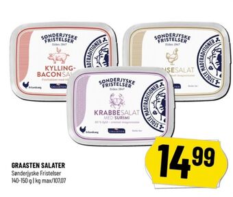 Løvbjerg Sønderjyske fristelser krabbesalat med surimi tilbud