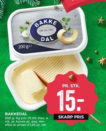 MENY Bakkedal smørbar tilbud