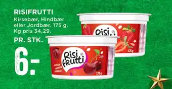 MENY Risifrutti dessert kirsebær tilbud