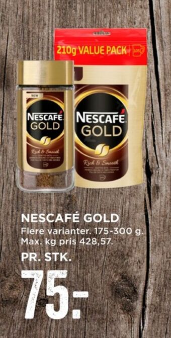 MENY Gold instant kaffe tilbud