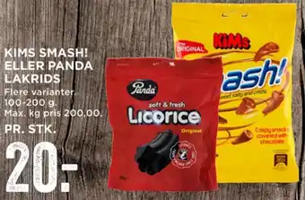 MENY Smash! snacks tilbud