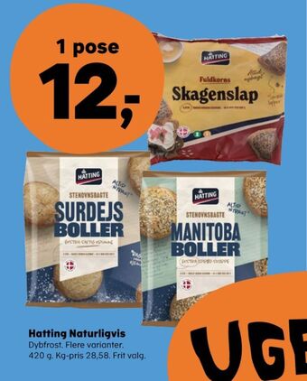 SuperBrugsen Hatting rundstykker tilbud