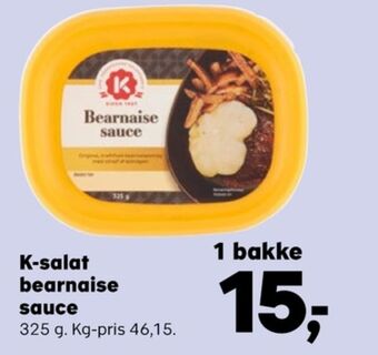 SuperBrugsen K-salat sauce flydende tilbud