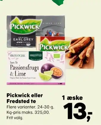 SuperBrugsen Pickwick tebreve tilbud