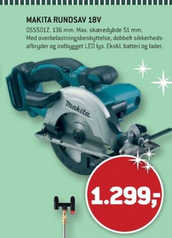 XL-BYG Makita rundsav tilbud
