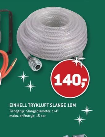 XL-BYG Einhell trykluftslange tilbud