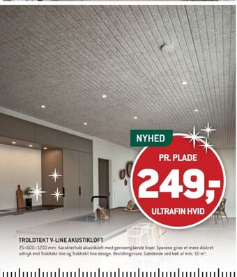 XL-BYG Troldtekt akustikloft tilbud