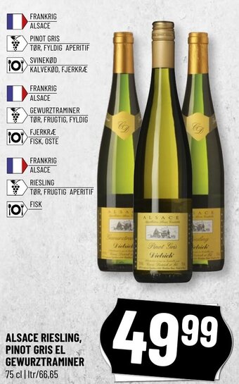 Løvbjerg Alsace Riesling, Pinot Gris El Gewurztraminer tilbud