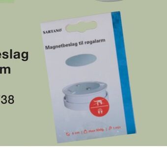Harald Nyborg Magnetbeslag til røgalarm tilbud