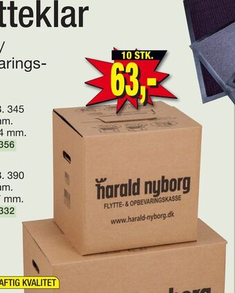Harald Nyborg Flytte-/ opbevaringskasse tilbud