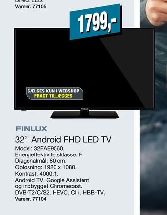 32'' android fhd led tv