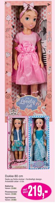 Harald Nyborg Dukke 80 cm tilbud