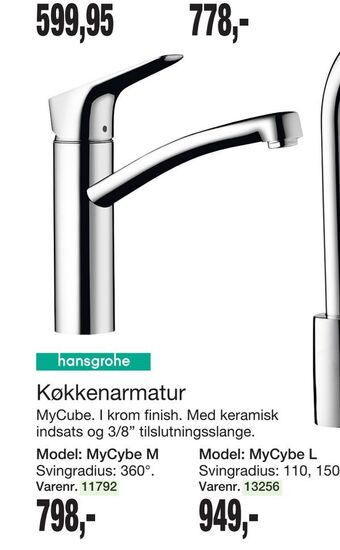 Harald Nyborg Køkkenarmatur tilbud
