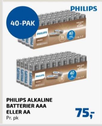 Davidsen Philips batterier tilbud