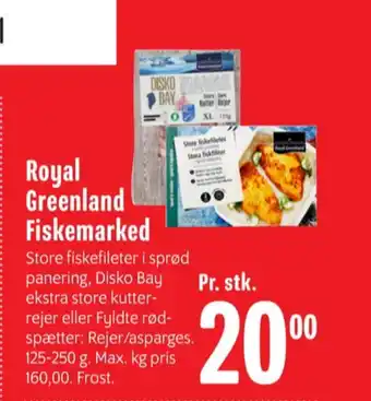 Royal greenland rødspættefileter