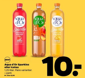 Netto Aqua d'or ice tea tilbud