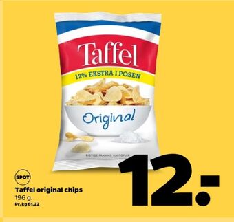 Netto Taffel chips tilbud
