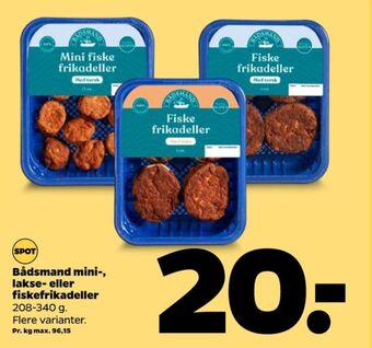 Netto Bådsmand fiskefrikadeller tilbud