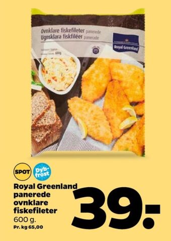 Netto Royal greenland fiskefileter tilbud