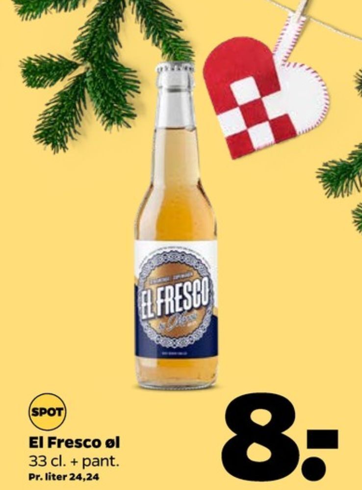 El fresco specialøl tilbud hos Netto