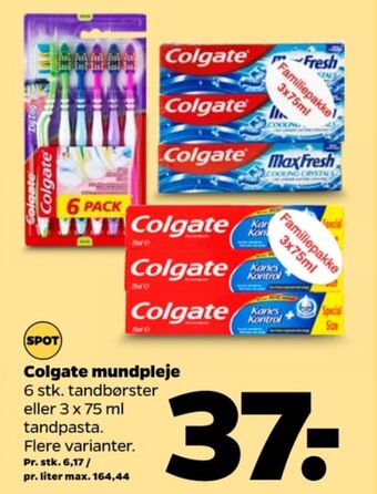 Netto Colgate tandpasta tilbud
