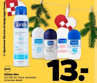 Netto Sanex deo roll-on tilbud
