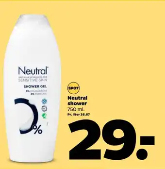 Netto Neutral bodyshampoo tilbud