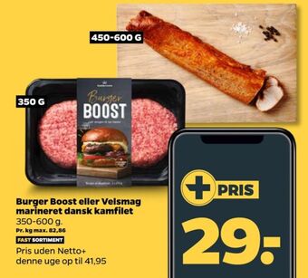 Netto Burger boost hakkebøffer tilbud