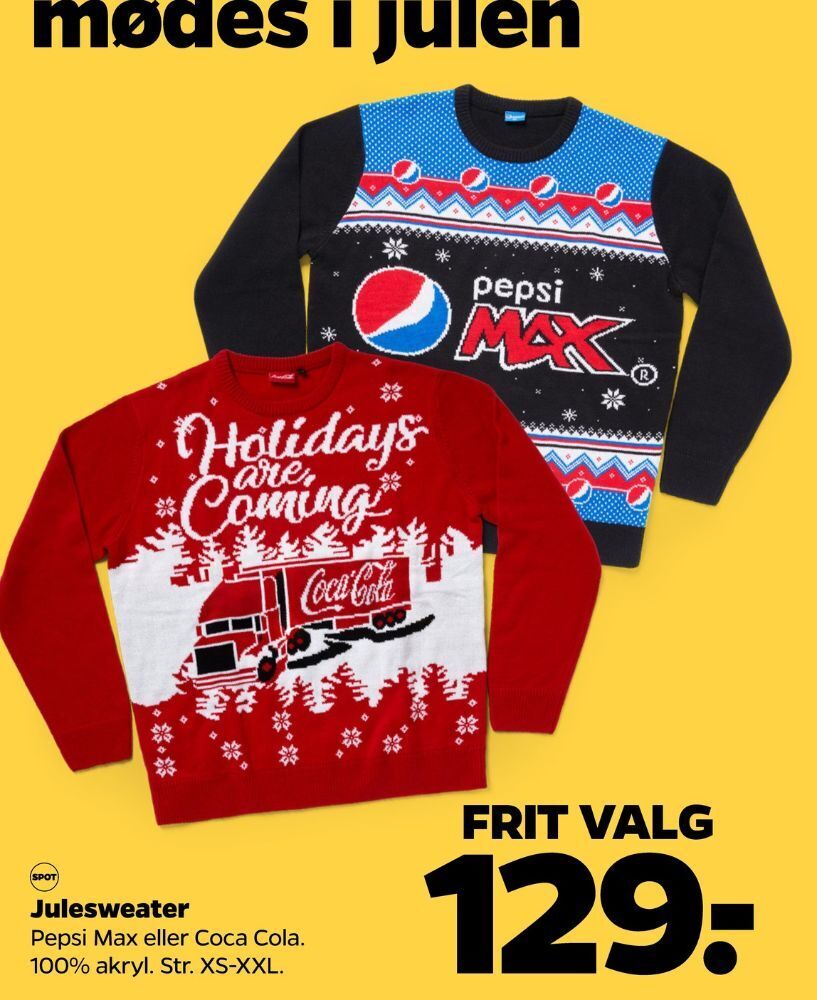 Pepsi max outlet sweater