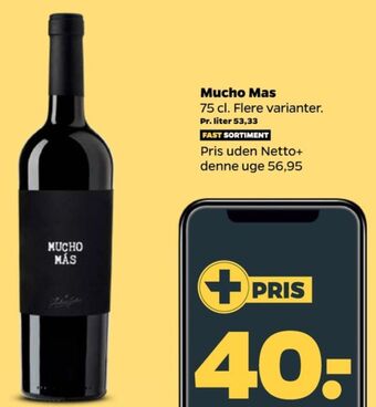 Netto Ukendt spansk rødvin tilbud