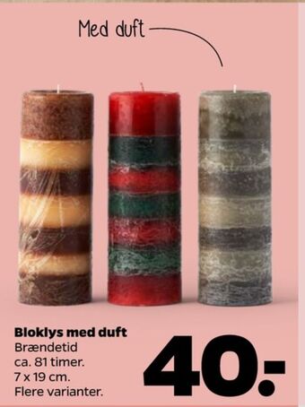 Netto Ukendt duftlys tilbud