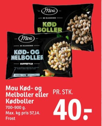 SPAR Mou kødboller tilbud
