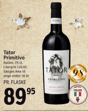 SPAR Ukendt italiensk rødvin tilbud