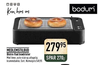 Imerco Bistro flad brødrister tilbud