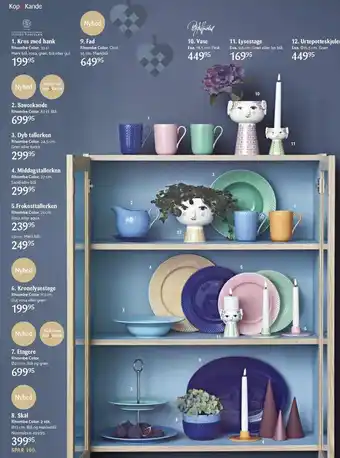 Kop & Kande Lyngby porcelæn el. bjørn wiinblad tilbud