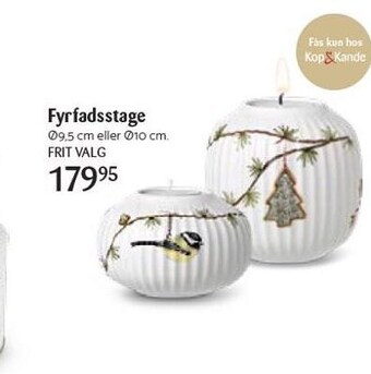 Kop & Kande Fyrfadsstage tilbud