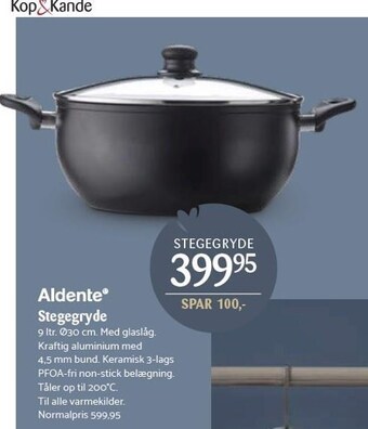 Kop & Kande Stegegryde tilbud