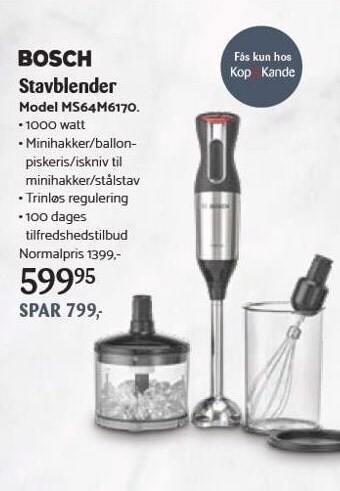 Kop & Kande Stavblender tilbud