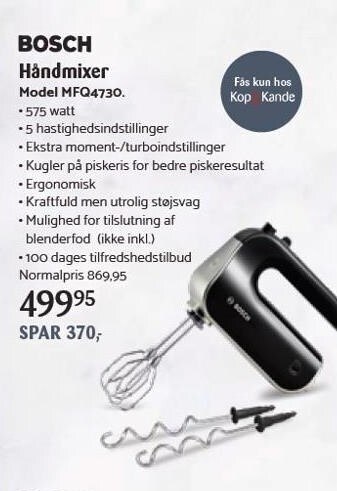 Kop & Kande Håndmixer tilbud