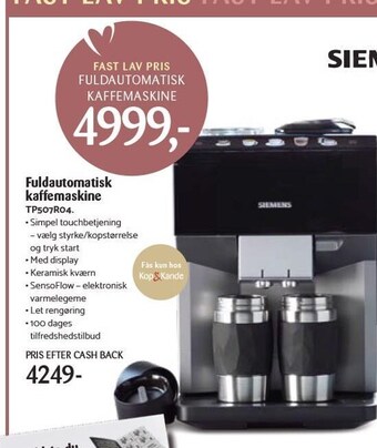 Kop & Kande Fuldautomatisk kaffemaskine tilbud